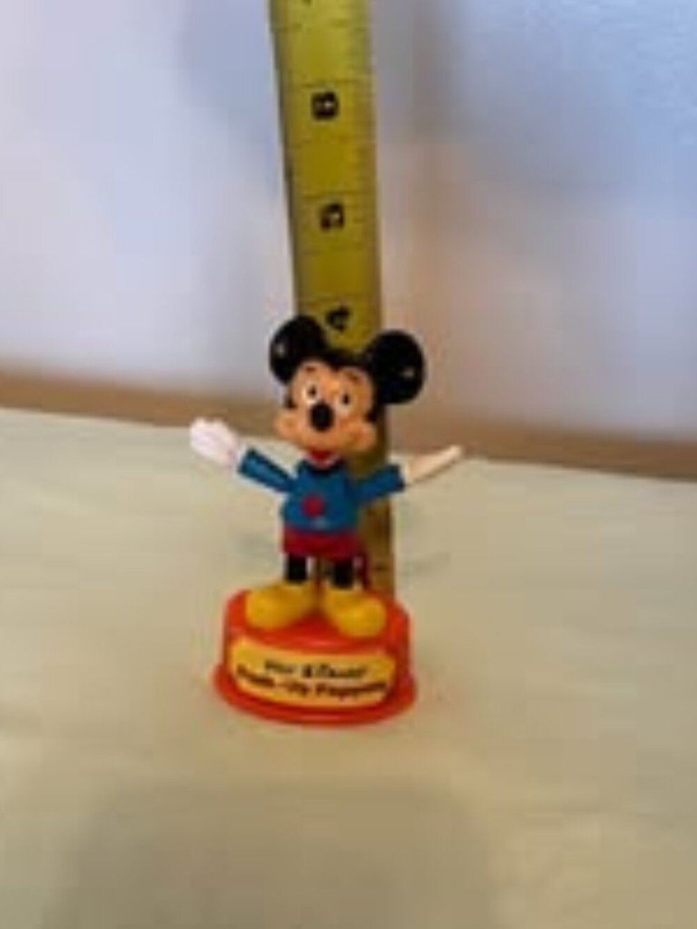 Vintage Mickey Mouse Push-Up Puppet Toy